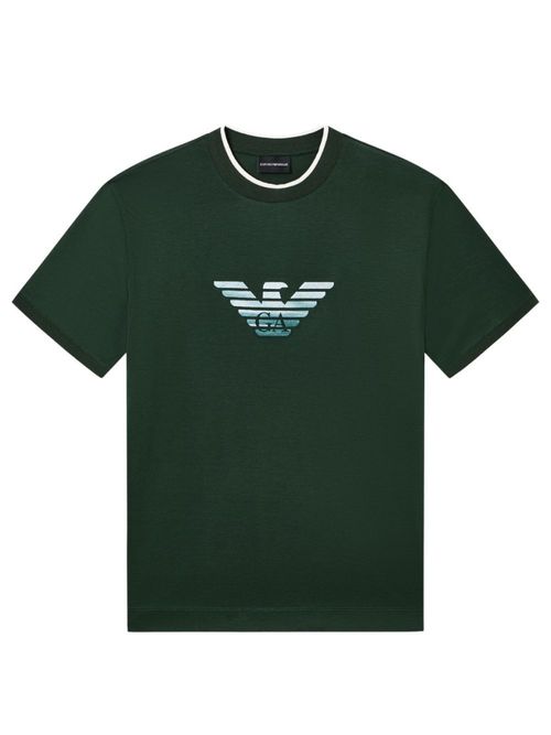 Green Graphic Crew Neck T-Shirt