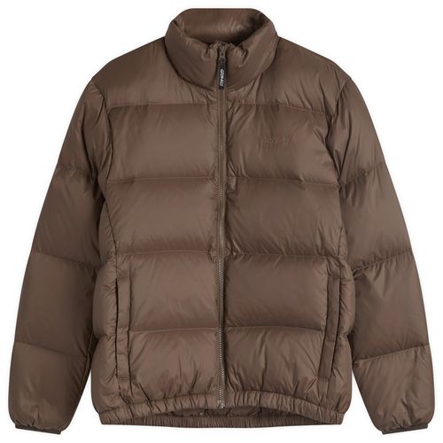 Women's Down Puffer Jacket in Dark Brown