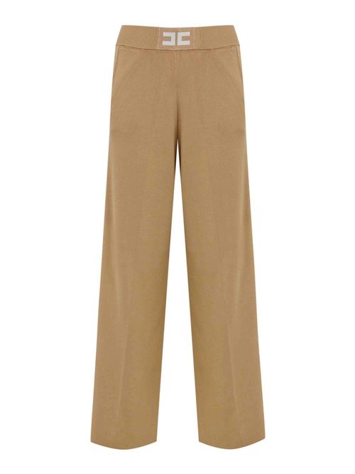 Viscose Trousers With Shiny Bands