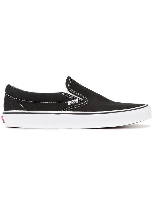 Black Classic Slip On Sneakers