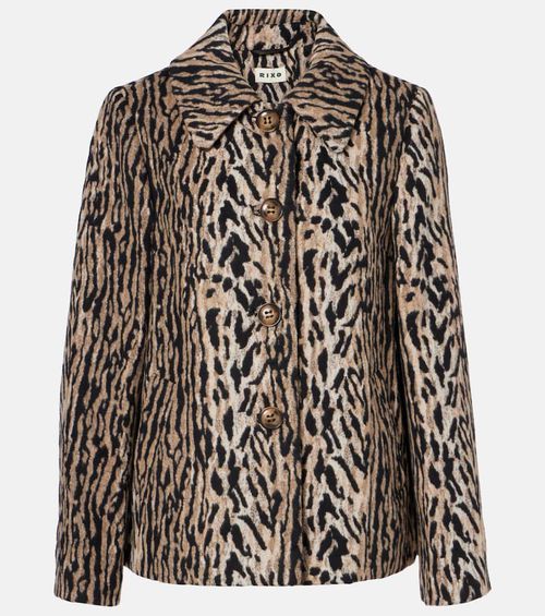 Leila leopard-print jacket
