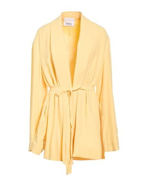 Woman Blazer Yellow Size 10 Viscose, Acetate