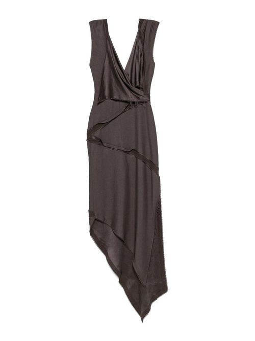 Asymmetrical midi dress