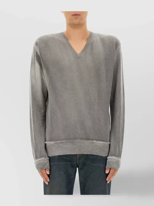 Our Legacy - v-neck long sleeve knit sweater