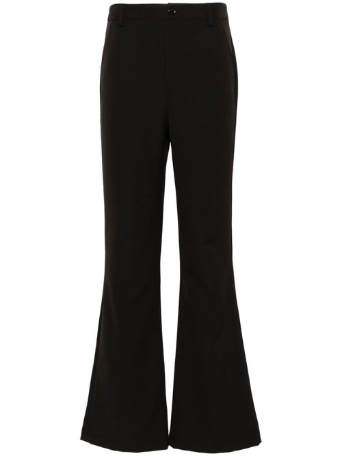 Straight-leg trousers - Black