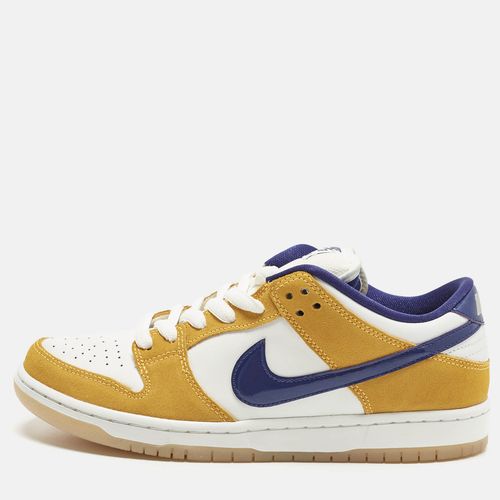 Nike SB Dunk Laser Orange 43 Multicolor Leather and Suede Low Top Sneaker