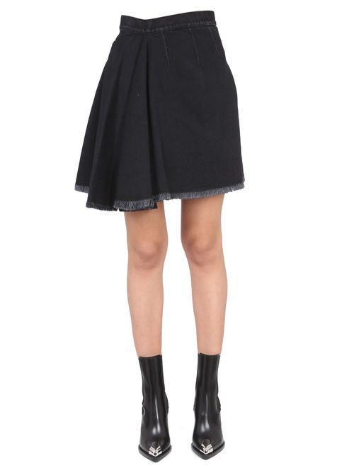 Asymmetrical Mini Skirt