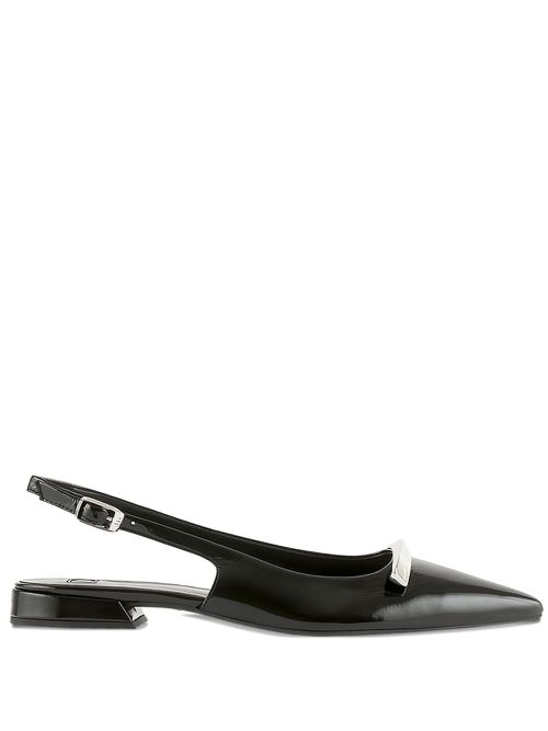 Jeanne pointed-toe slingback pumps - Black
