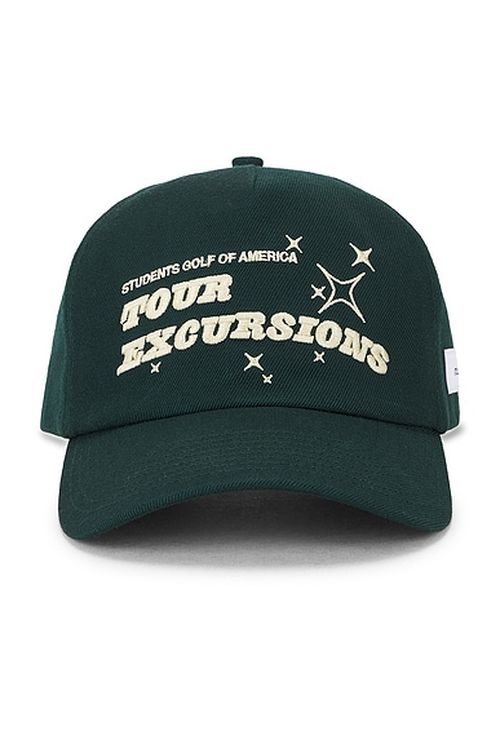 Students Golf Tour Excursions Snap Back Hat in Pine - Green. a