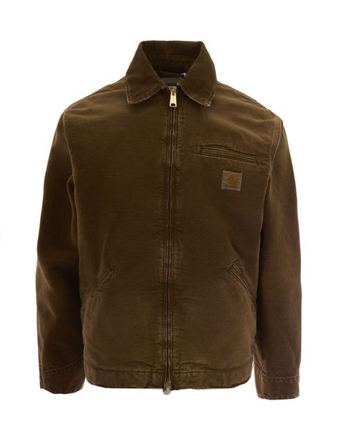 Brown Shirt Collar Jackets