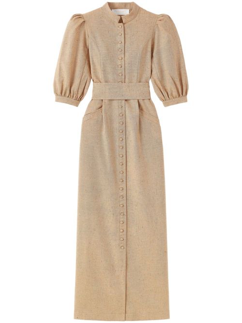 Amoako midi dress - Neutrals