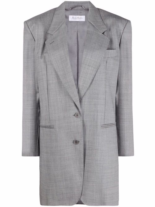 Boxy fit blazer - Grey