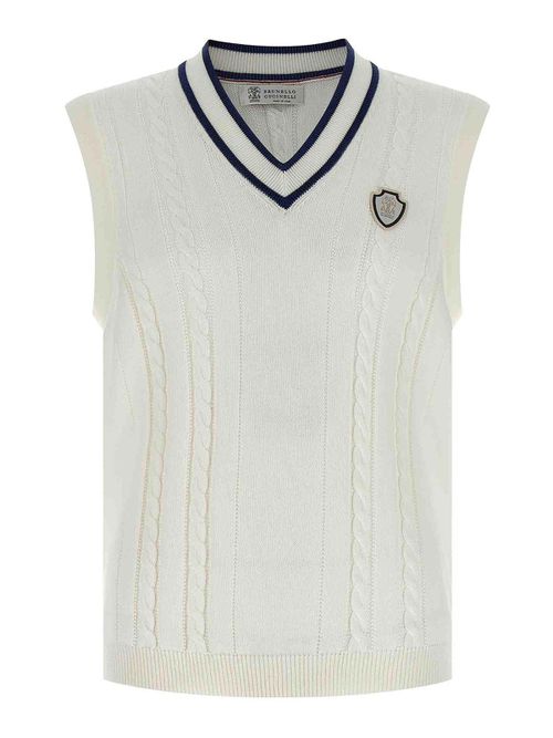 Cotton Braided Vest
