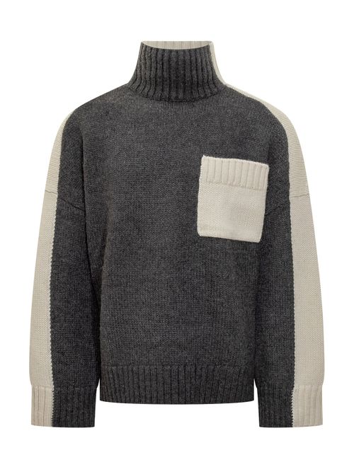 J. w. Anderson High Neck Colorblock Pullover