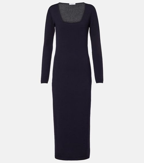 Sophia wool-blend midi dress