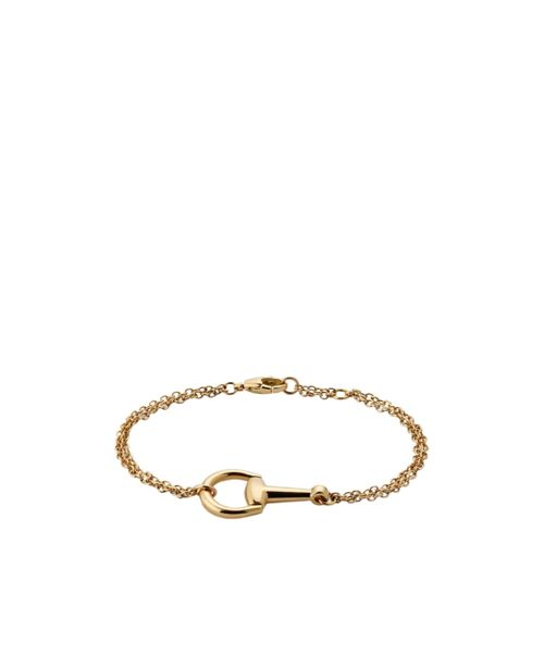 18k Horsebit chain bracelet