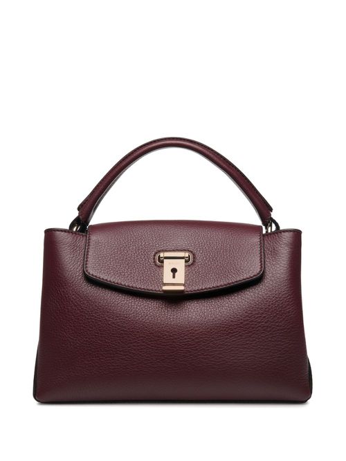 Layka leather tote bag - Brown