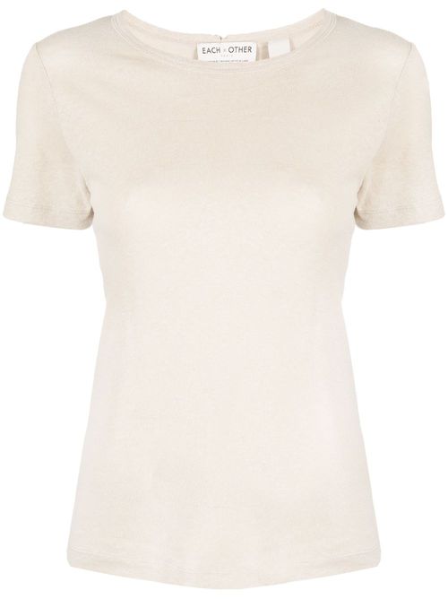 Round neck T-shirt - BEIGe