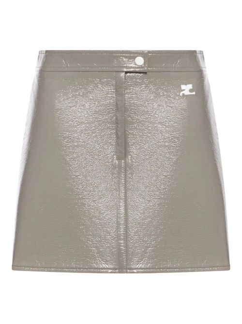 Reedition Vinyl Mini Skirt
