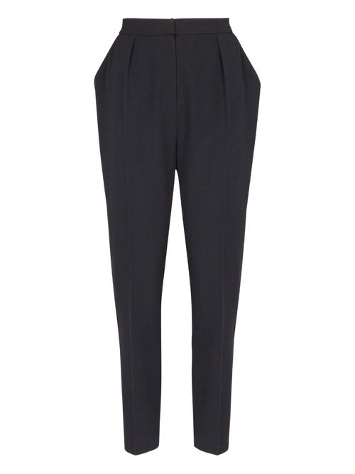 Balmain wool trousers - Black