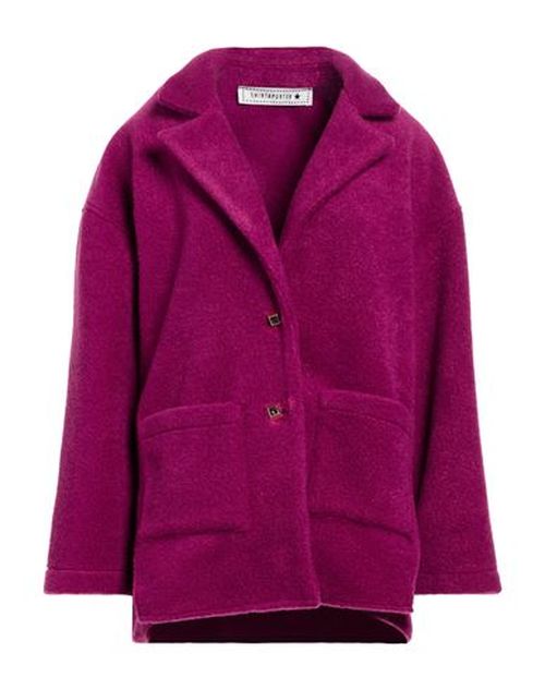 Woman Coat Purple Size 8 Polyester
