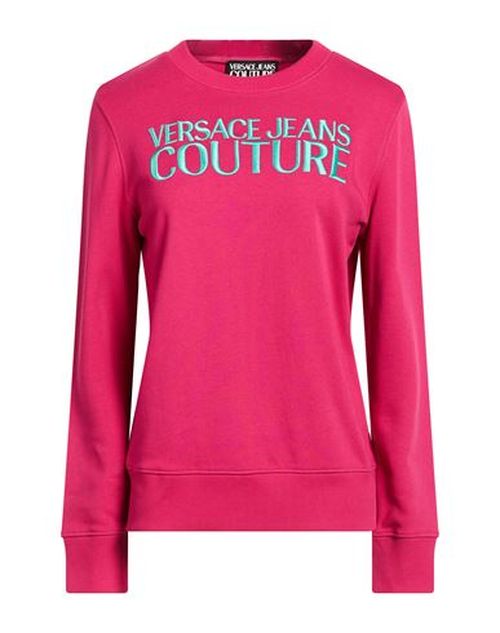 Woman Sweatshirt Fuchsia Size S Cotton, Elastane