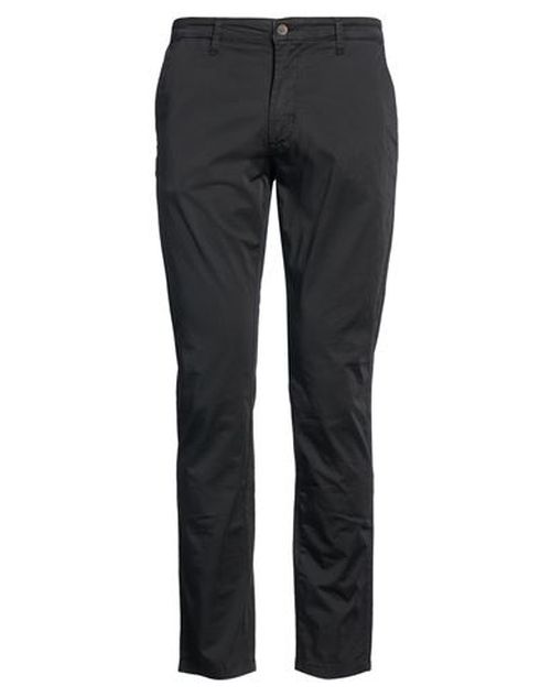 Man Pants Black Size 34 Cotton, Elastane