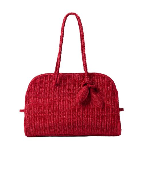 Turismo raffia tote bag