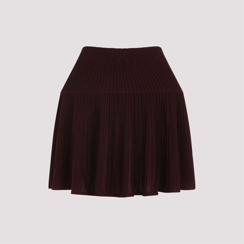 Alaïa Crinoline Wool Mini Skirt