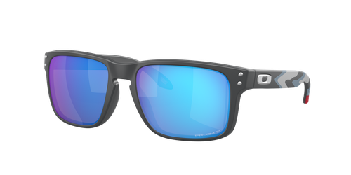 Oakley Man Sunglass OO9102 Standard Issue Holbrook™ American Heritage Maritime -  Frame color: Matte Carbon, Lens color: Prizm Sapphire Polarized