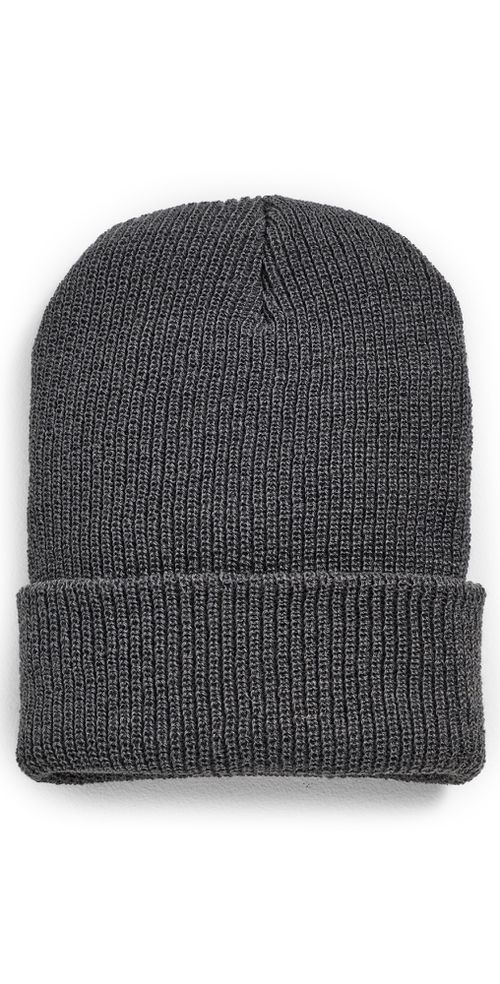 Wool Beanie Gray One Size