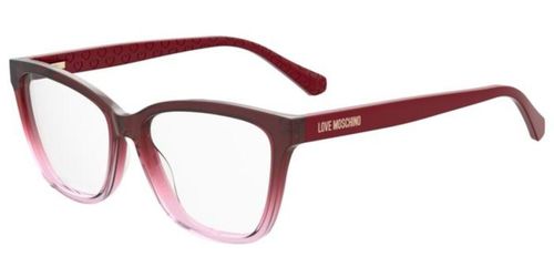 Moschino Love MOL645 2OO Women's Eyeglasses Red Size 55 - Blue Light Block Available