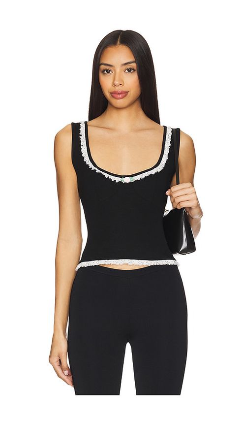 MAJORELLE Candiace Top in Black. -  XS also in L, M