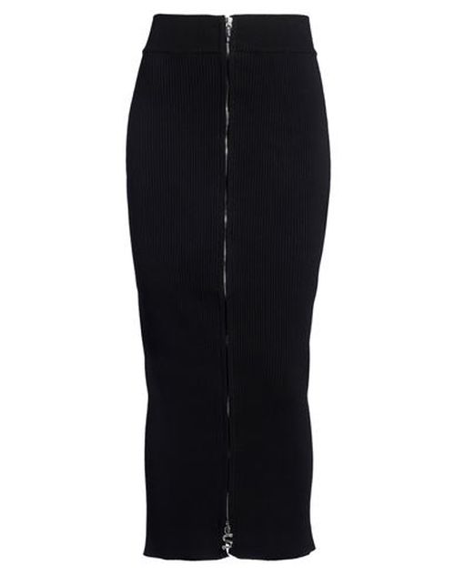Woman Midi skirt Black Size XS Viscose, Polyester, Polyamide, Elastane