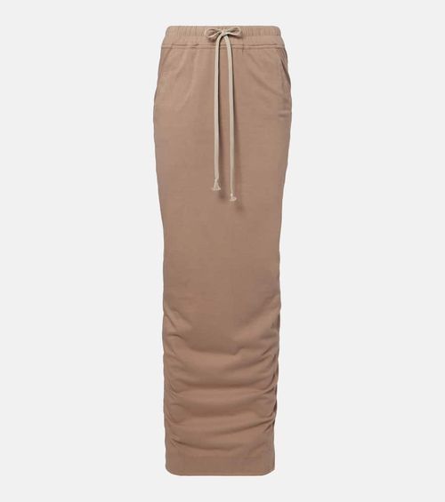 Cotton jersey maxi skirt