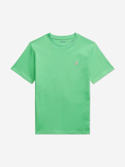 Boys Logo T-Shirt in Green