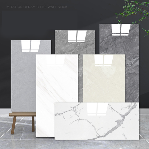 Wall Stickers Aluminum Plastic Board Tile Stickers Wall Stickers Renovation Waterproof Moisture-proof Marble Wall Wallpaper