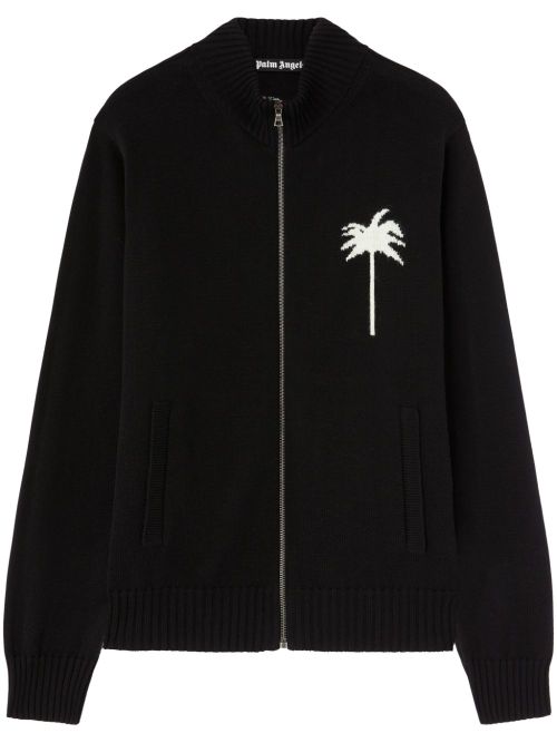 Palms-knit cardigan - Black