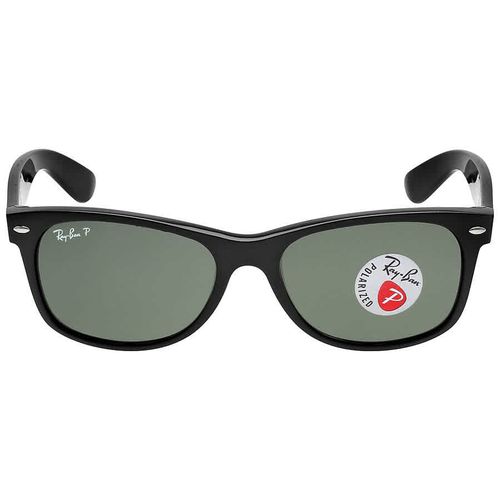 New Wayfarer Classic Polarized Green Unisex Sunglasses RB2132 901/58