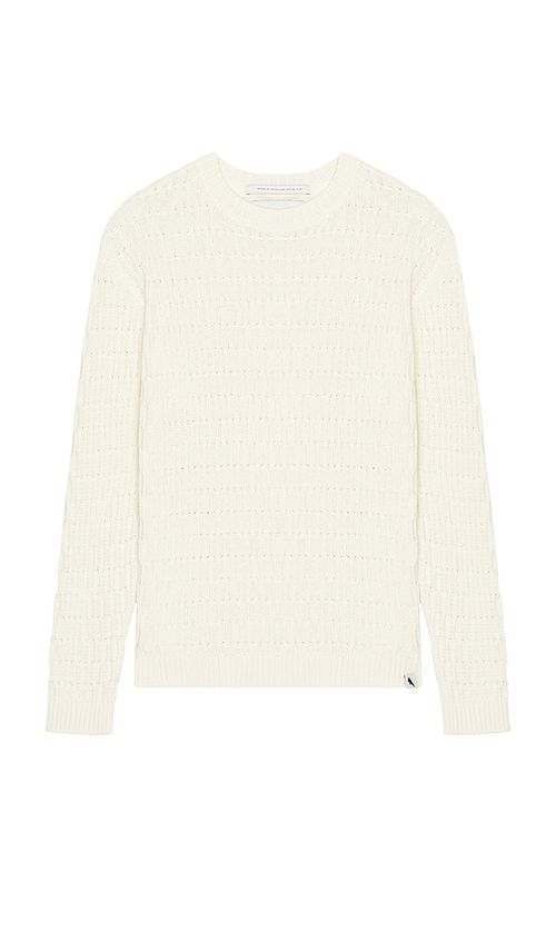 PEREGRINE Cove Crew Neck Jumper in White.  XL/1X. Also in L