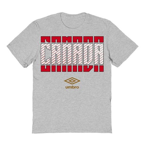 En's Umbro Canada Country Stack Graphic Tee, : edium, Sport Gray