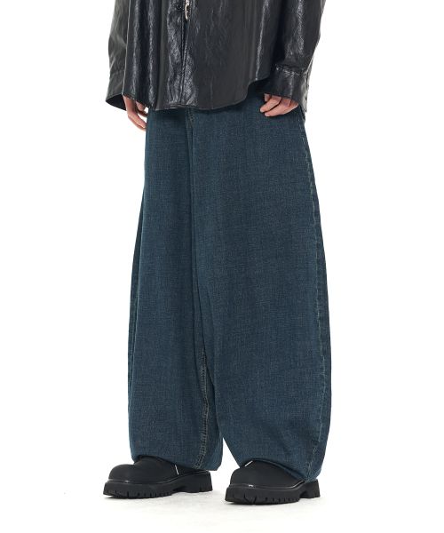 DARK FOREST BALLOON DENIM PANTS