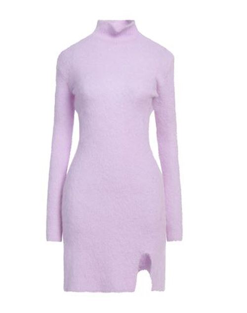 Woman Mini dress Lilac Size ONESIZE Alpaca wool, Polyamide, Virgin Wool, Elastane