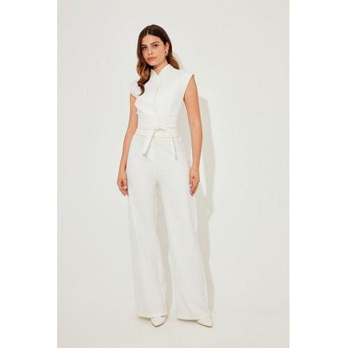 Odd Muse Womens Mus Jumpsuit T in White - X-Large