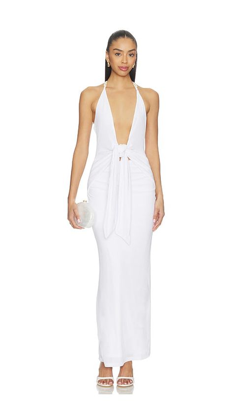 Superdown Nebula Maxi Dress in White. - L also in M, S, XL