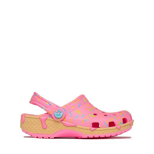 Crocs Classic Melted Ice Cream Clog - Little Kid / Big Kid - Pink Punch
