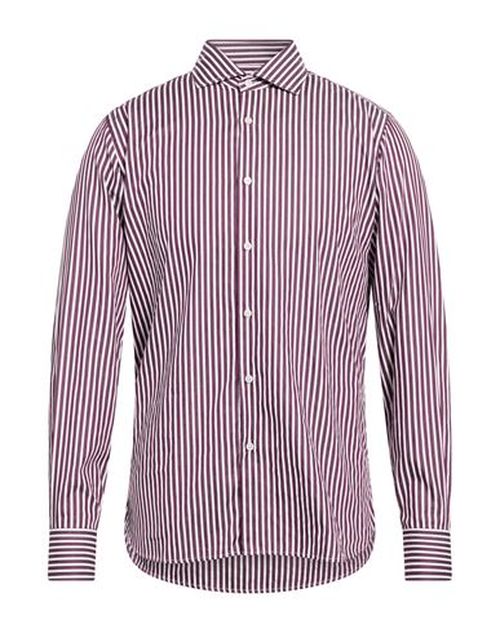 Man Shirt Plum Size 16 Cotton