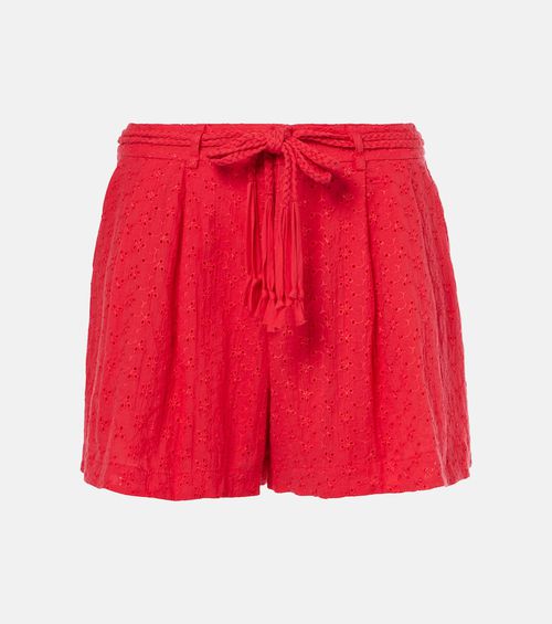 Chantal broderie anglaise cotton shorts