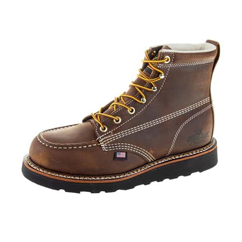 Thorogood American Heritage - 6" Tobacco Moc Toe w/Black Wedge