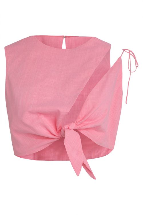 Mini Decorative Bow Crop Top